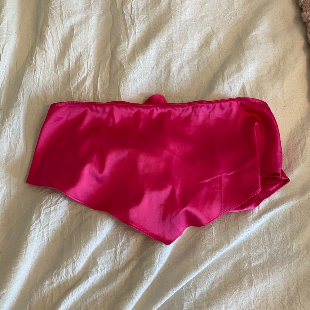 Cute pink wrap top